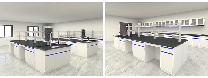 實驗室實驗臺場景效果圖