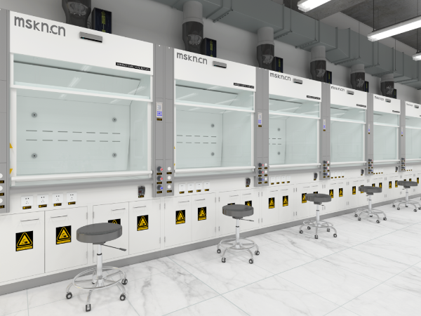 中式全鋼通風柜·安全 / 高效 / 節能 / 裝配式設計的智能排風柜(臺式C款)