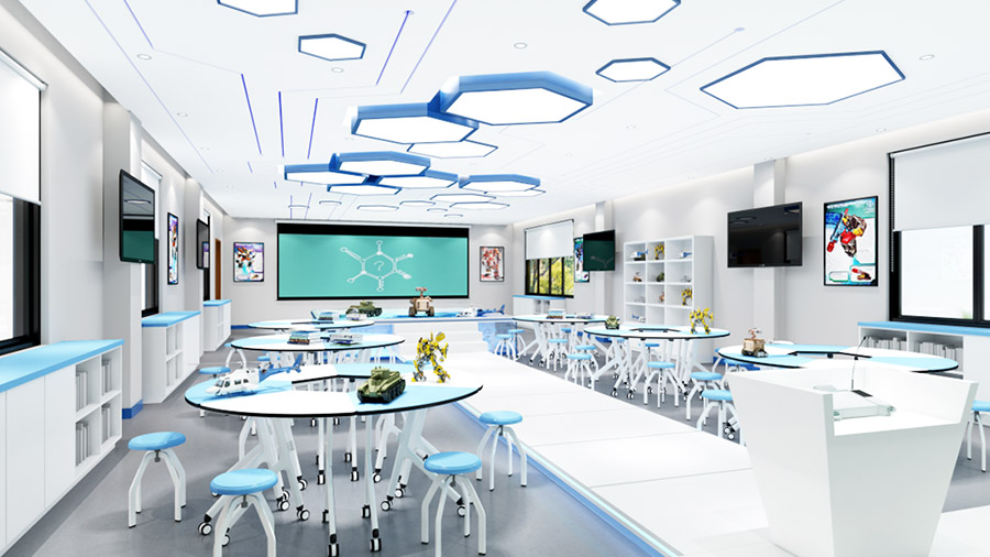 帕丁頓雙語學校實驗室家具工程！