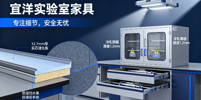 告別 “一刀切”！宜洋實驗室家具定制化方案適配多元科研需求